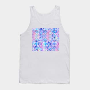 Colorful Holographic Pattern Tank Top